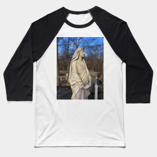 Worshiper Statue Baseball T-Shirt